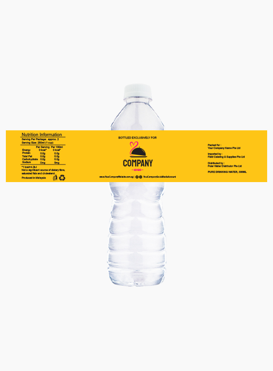 Custom Label Bottled Water
